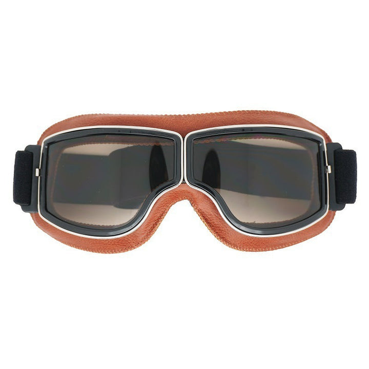 Optimaler Schutz & Stil: Retro Motorrad Pilotenbrille für Herren, polarisiert, UV-Schutz.