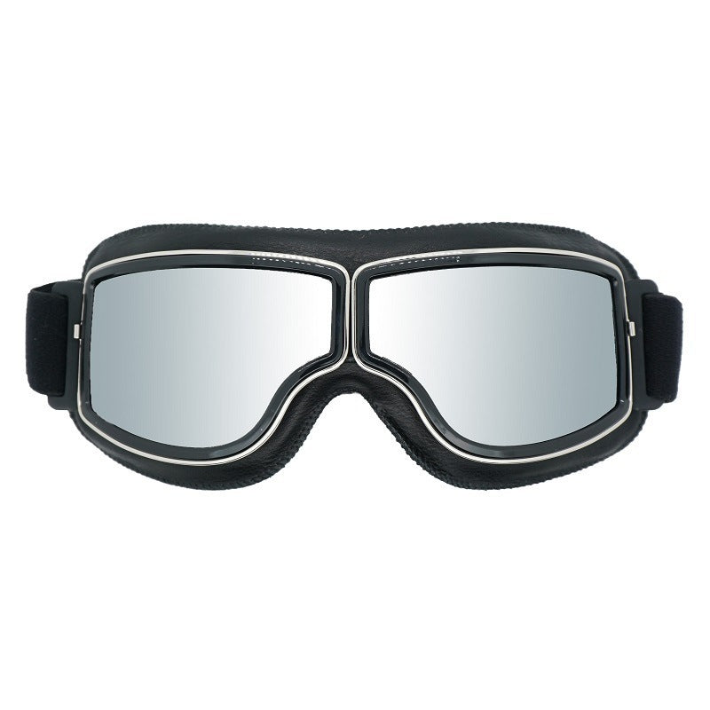 Stilvolle Retro Pilotenbrille für Herren, polarisiert, UV-Schutz, perfekt für Motorrad.