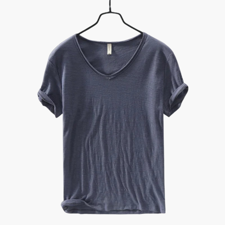 Leichtes Herren Rundhals T-Shirt kurzarm, atmungsaktiv & ideal für den Sommer. Komfortables Casual Shirt für warme Tage.
