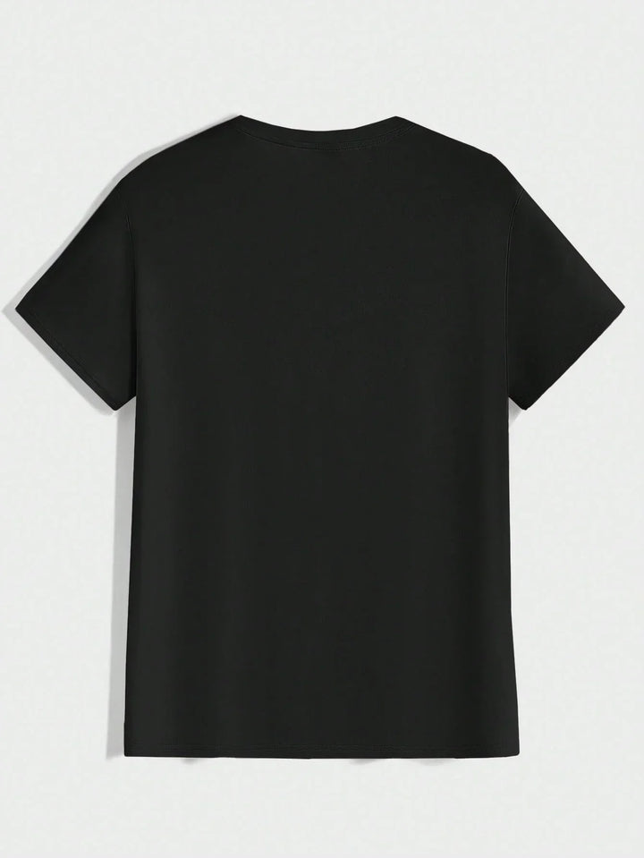 Leichtes Herren Rundhals T-Shirt mit feiner Struktur, ideal für warme Sommertage.
