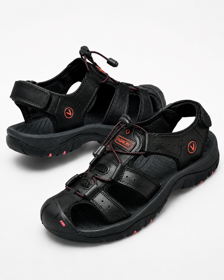 Rutschfeste Herren Strandsandalen, ideal für nasse Untergründe, mit bequemer Passform für den Sommer.