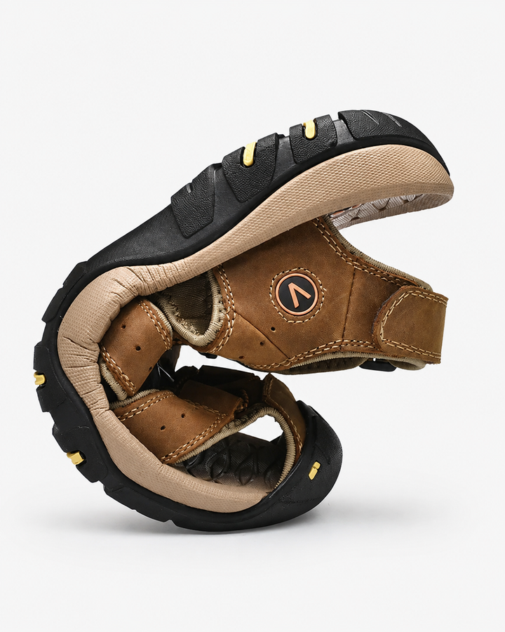 Stylische Herren Reisesandalen, bequem & robust. Perfekte Sommerschuhe für Strand, Urlaub & Outdoor.