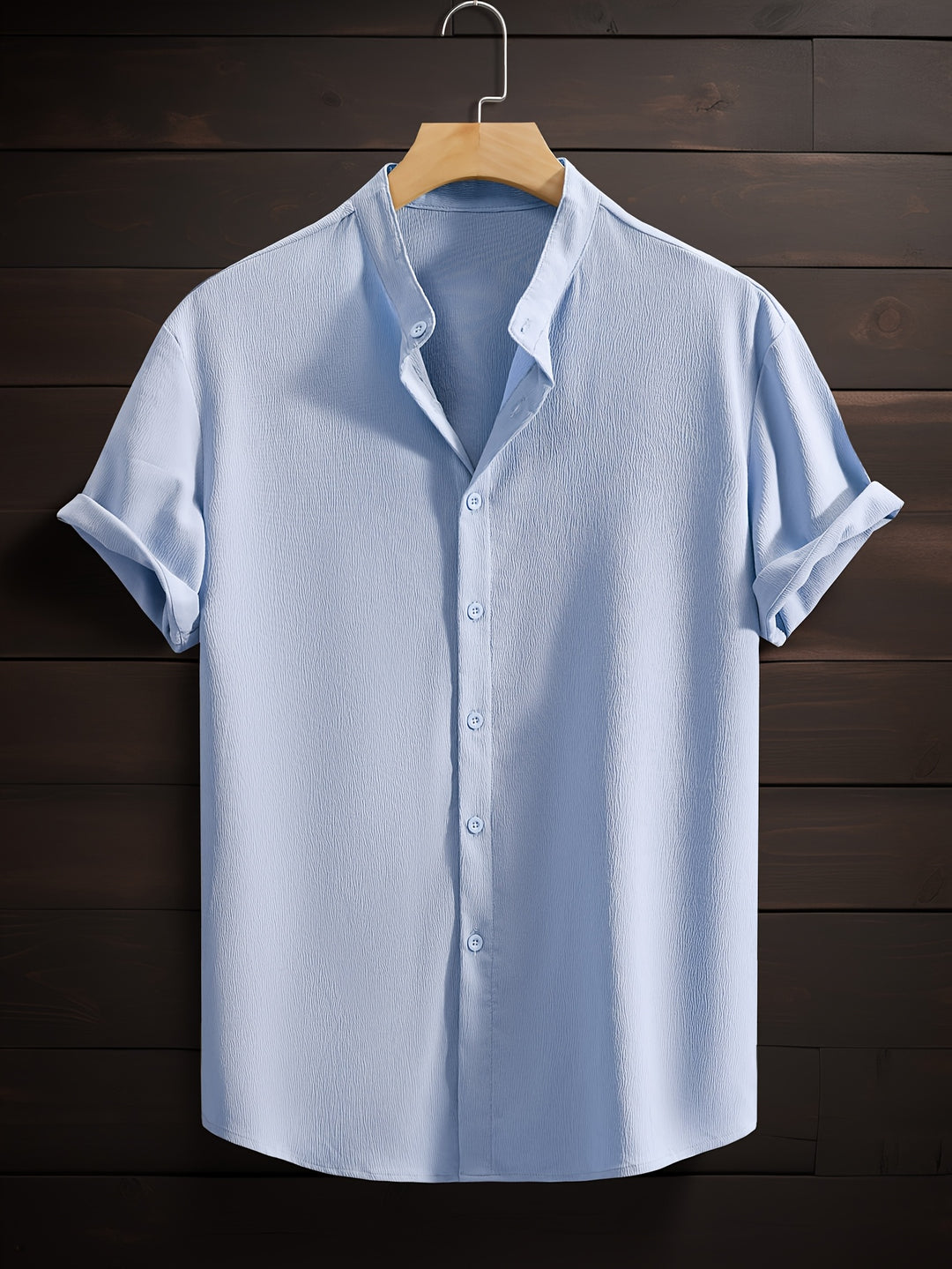Elegantes, leichtes Herren Kurzarmhemd für den Sommer, ideal für Urlaub und entspannte Anlässe.