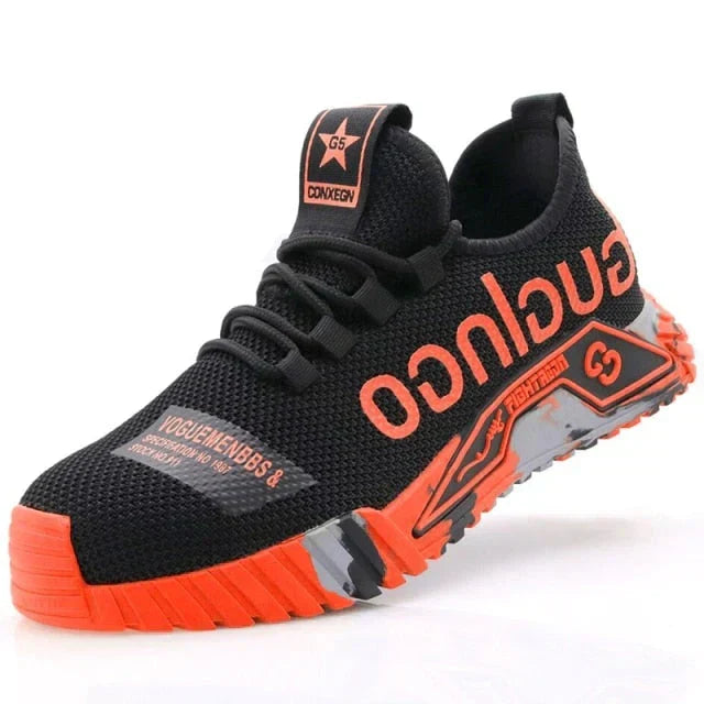 Robuste Herren Schutzschuhe mit Stahlkappe für Industriearbeit und Baustelle. Komfortabel & sicher.
