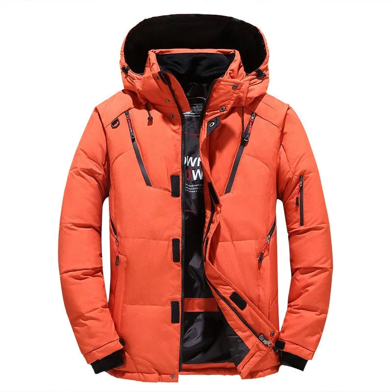 Herren Skijacke Kevin des Skisets, wasserdicht, atmungsaktiv, mit Kapuze für Wintersport.