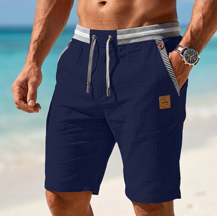 Stilvolle Herren Sommer Shorts mit Kordelzug, ideal für entspannte Tage, Sport und Freizeitaktivitäten im Freien.