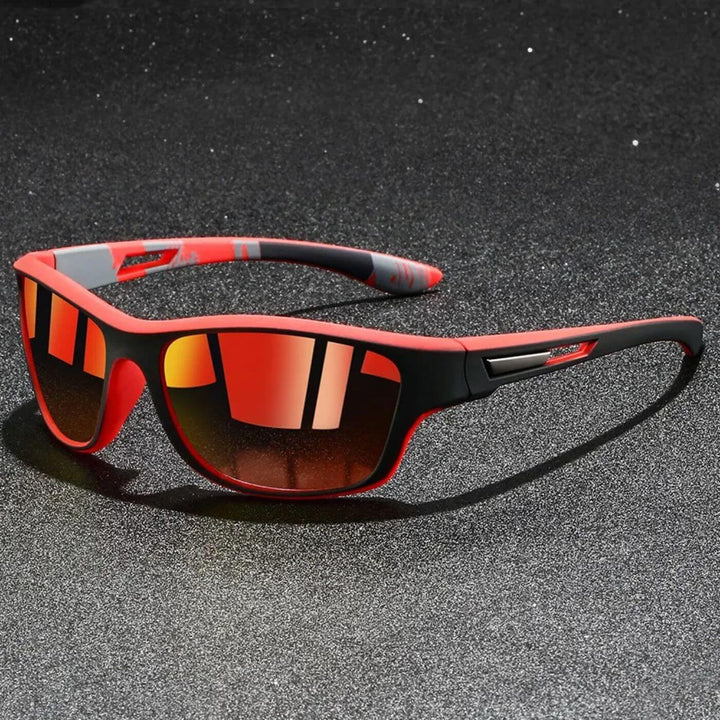 Polarisierte Herren Sport Sonnenbrille für blendfreien Blick beim Radfahren & Angeln.