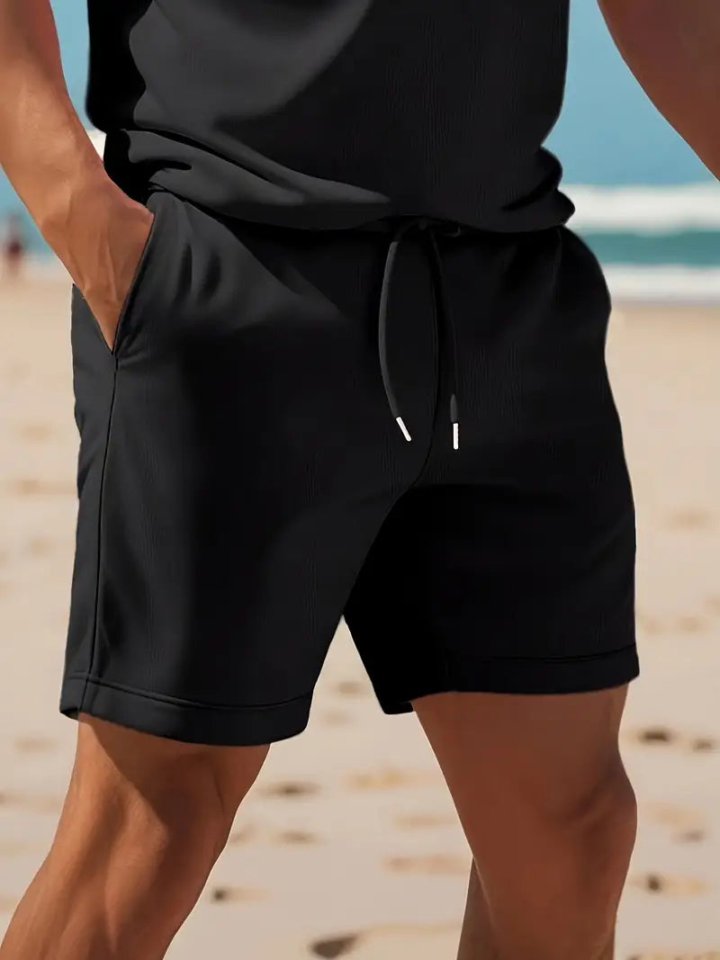 Vielseitiger Herren Activewear Zweiteiler, für Fitness, Laufen & Freizeit.