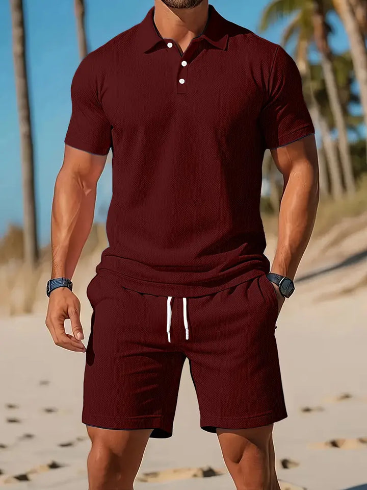 Bequemer Jogginganzug für Herren, perfekt für Sport & Strandmode.