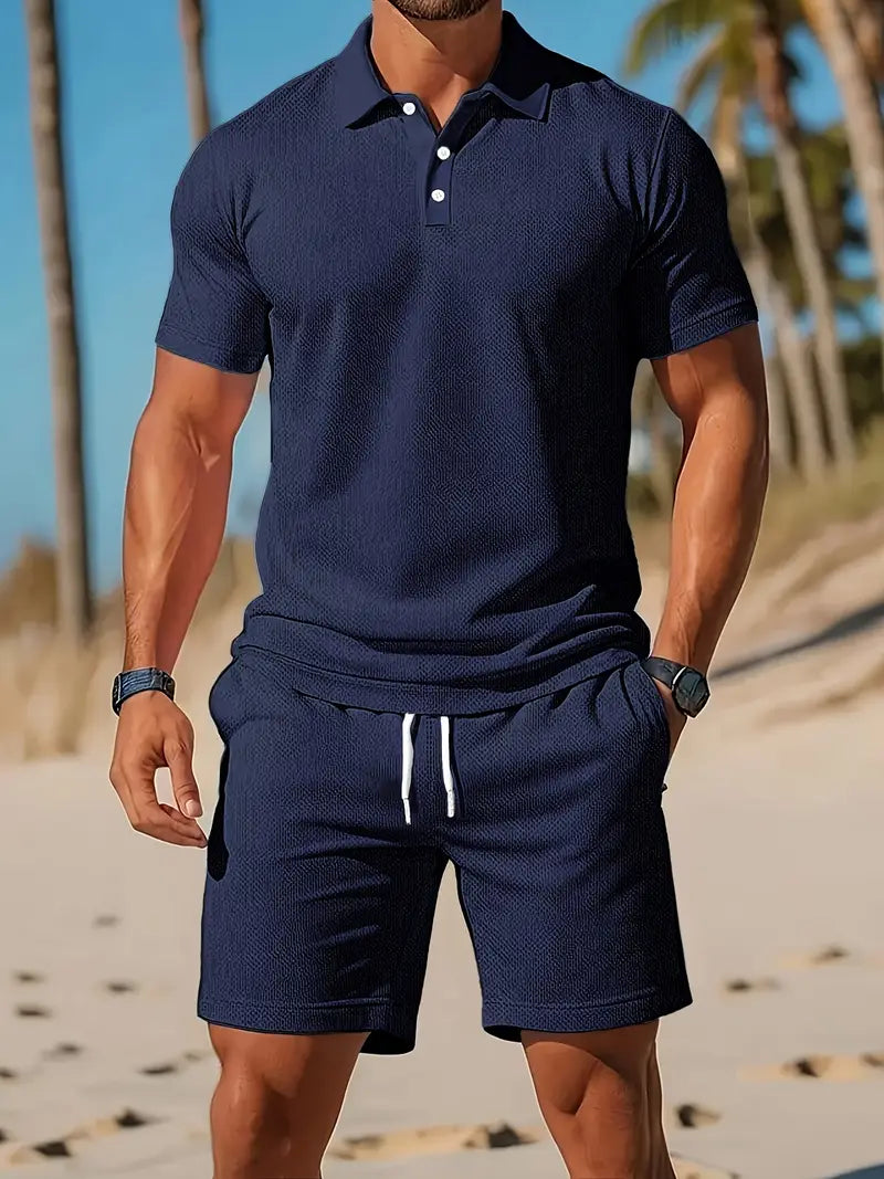 Lässiges Herren Activewear Set, ideal für Sport, Freizeit & gemütliche Stunden.