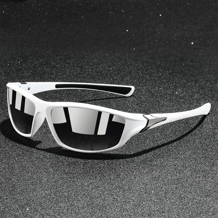 Herren Sportsonnenbrille mit UV400 Schutz und Blendschutz. Ideal für Outdoor, Radfahren & Laufen.
