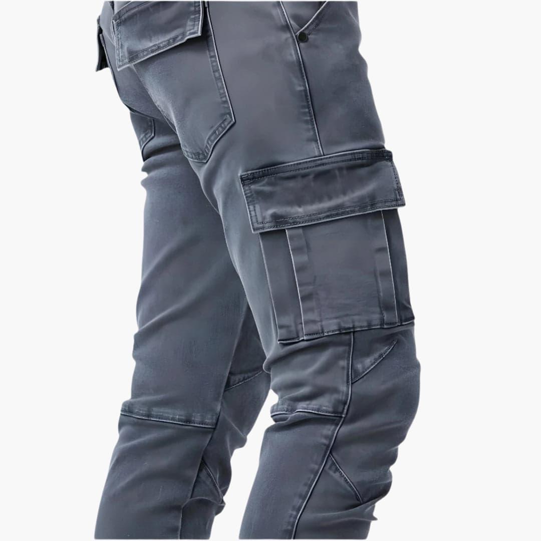 Strapazierfähige Herren Stretch Cargo-Hose für Outdoor & aktive Freizeit. Bequeme Passform, praktisches Design.