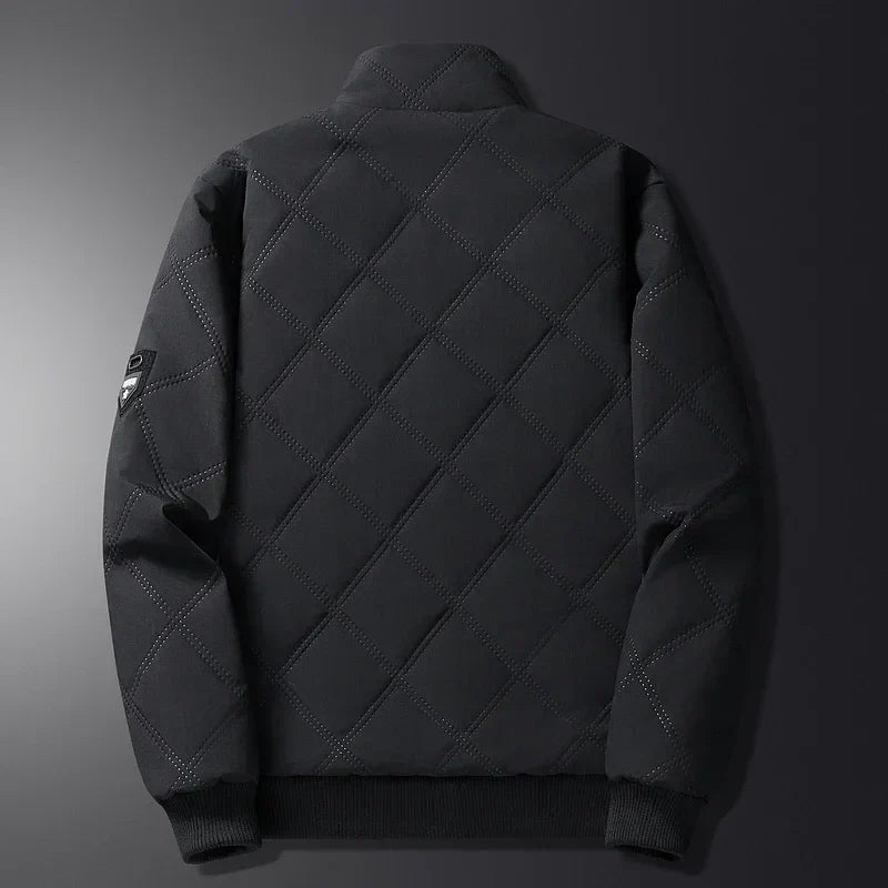 Stilvolle Herren Übergangsjacke, komfortabel und robust, für Frühling und Herbst. Klassische Freizeitjacke in Braun.