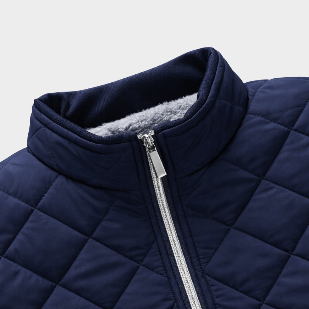 Elegante Herren Steppjacke für den Herbst. Eine komfortable und stilvolle Übergangsjacke für Herrenmode.