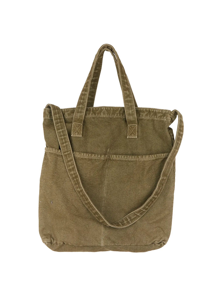Praktische Vintage Herren Schultertasche für den täglichen Gebrauch, organisiert & bequem tragbar.