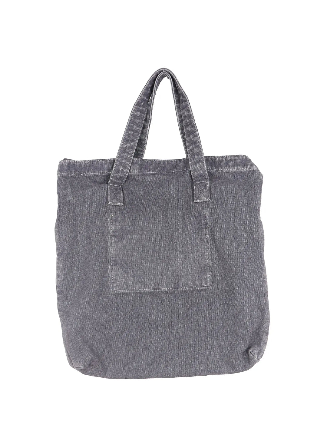 Vielseitige Vintage Herren Baumwolltasche, nutzbar als stilvolle Aktentasche oder Freizeittasche.