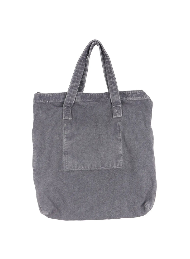 Vielseitige Vintage Herren Baumwolltasche, nutzbar als stilvolle Aktentasche oder Freizeittasche.