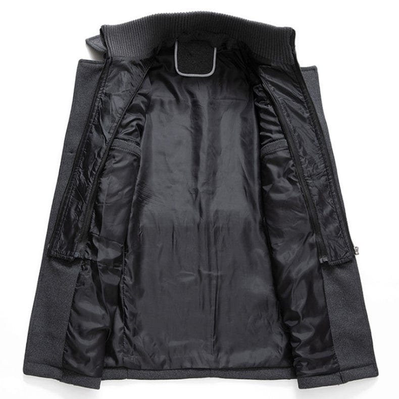 Herren-Mantel, zweiteilig, in elegantem Schnitt. Schicker Übergangsmantel für einen professionellen Herbst-Look.