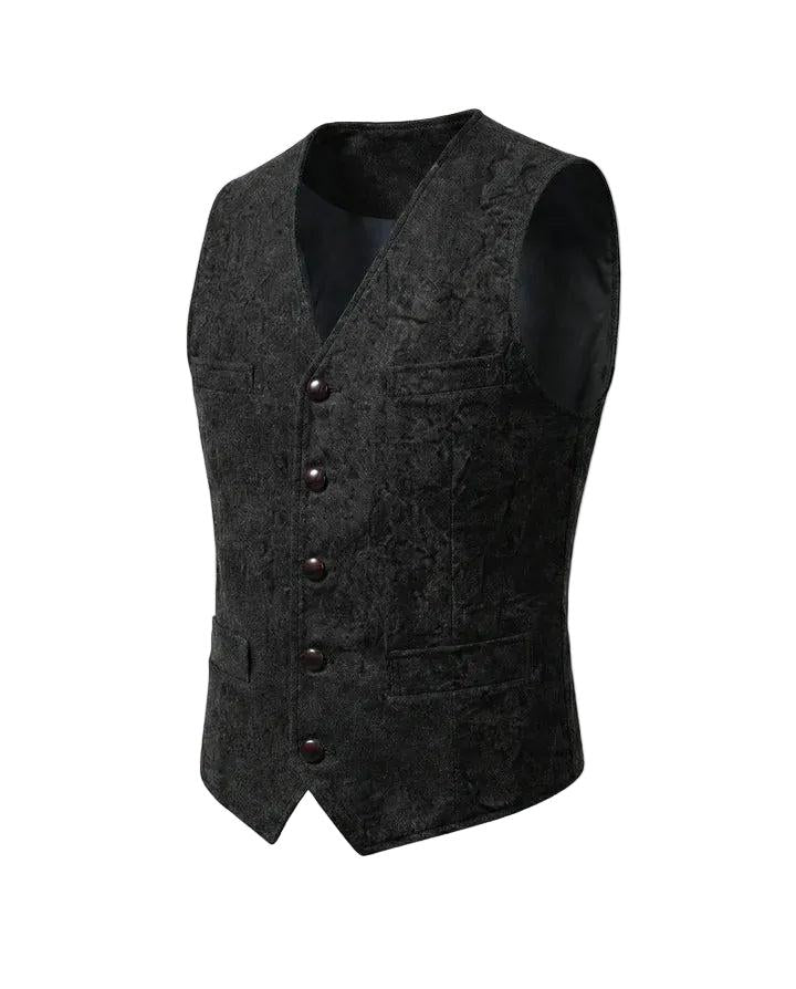 Stilvolle Herrenweste Regular Fit mit V-Ausschnitt. Vielseitig für Freizeit und lässige Business-Looks.