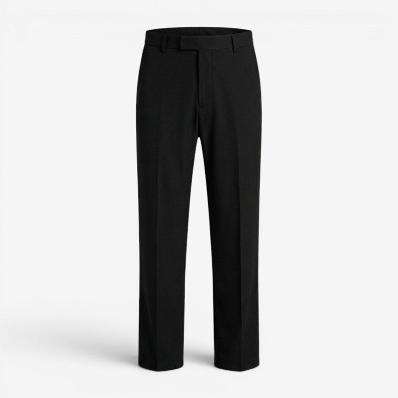 Moderne Slim Fit Herrenhose, Stofftextur, perfekt für Business Casual Outfits und Reisen.