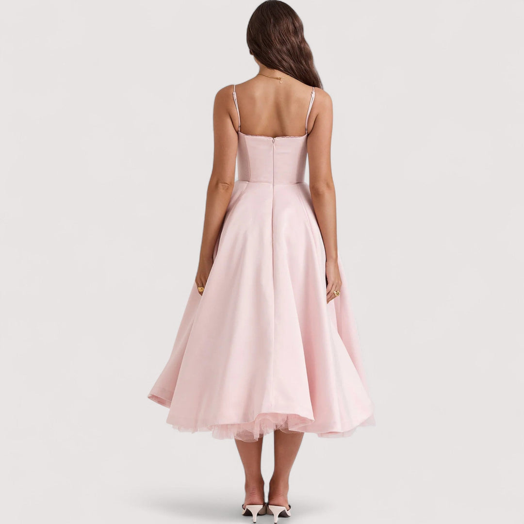 Leichtes Frühlingskleid für Damen; komfortabel & elegant, perfekt für Tages- und Abendveranstaltungen.