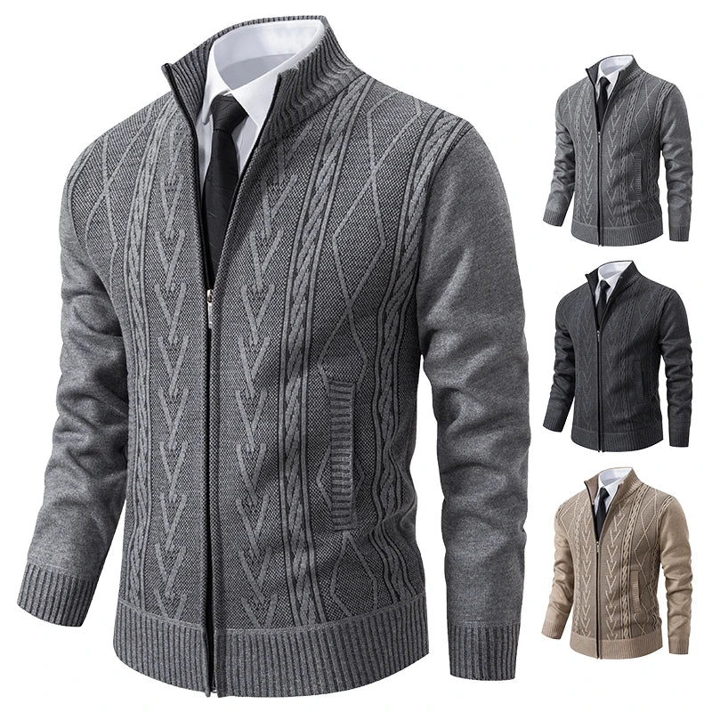 Elegante Herren Strickweste, vielseitig kombinierbar für smarte oder legere Herbst/Winter-Outfits.