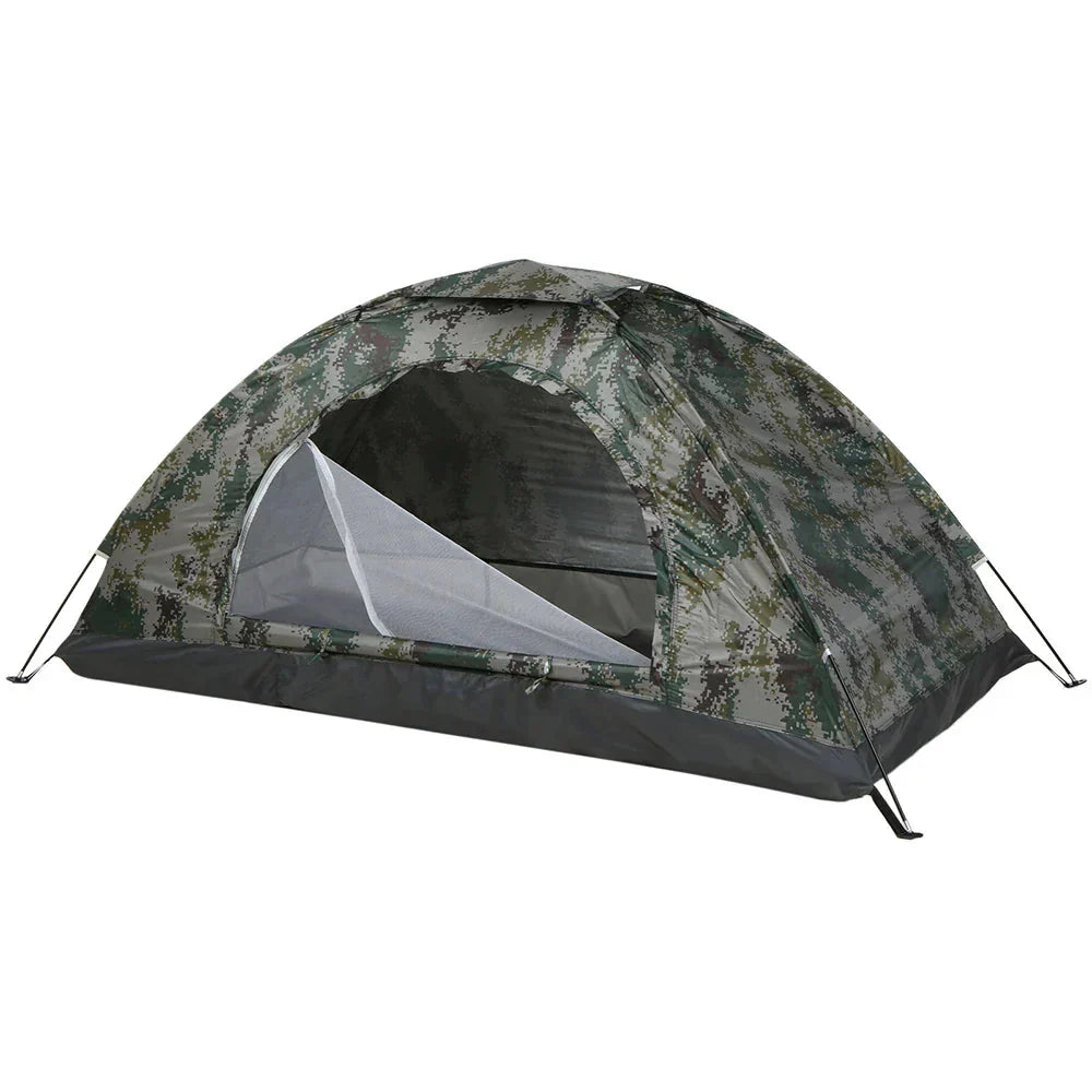 Ultraleichtes Solar-Campingzelt mit UV-Schutz für 1-2 Personen, ideal für Outdoor & Strand.