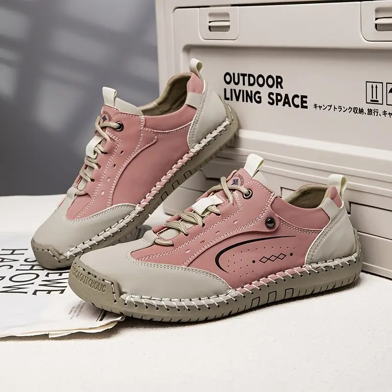 Bequeme orthopädische Damen-Komfortschuhe mit Fußunterstützung für den ganzen Tag, rutschfeste Sohle.