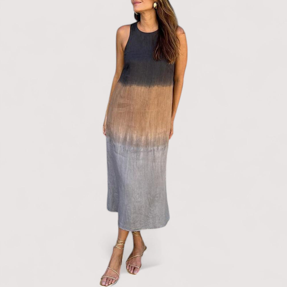 Langes, elegantes Freizeitkleid für Damen, ideal für Alltag und besondere Anlässe.