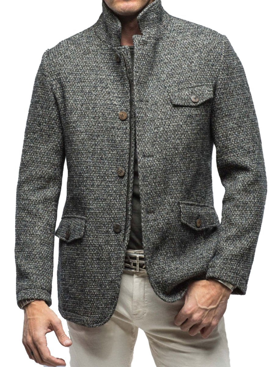 Herren Retro Freizeit Blazer, stilvoll & komfortabel, mit 3 praktischen Taschen. Ideale Männerjacke für den Casual-Look.
