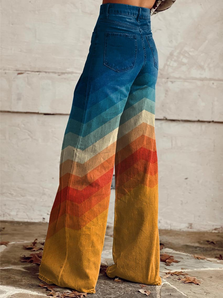 Komfortable Damen Baggy Jeans in Vintage-Blau mit lockerer Passform; ideal für Freizeit & Alltag.