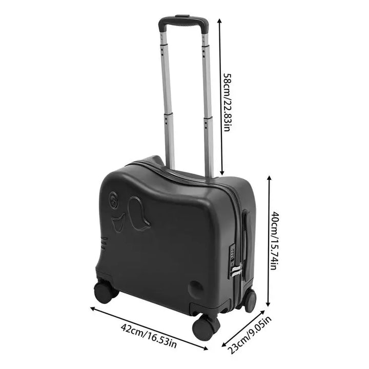 Perfektes Geschenk: Elefanten-Kinderkoffer, leicht & robust, für unvergessliche Kinderreisen & Urlaube.