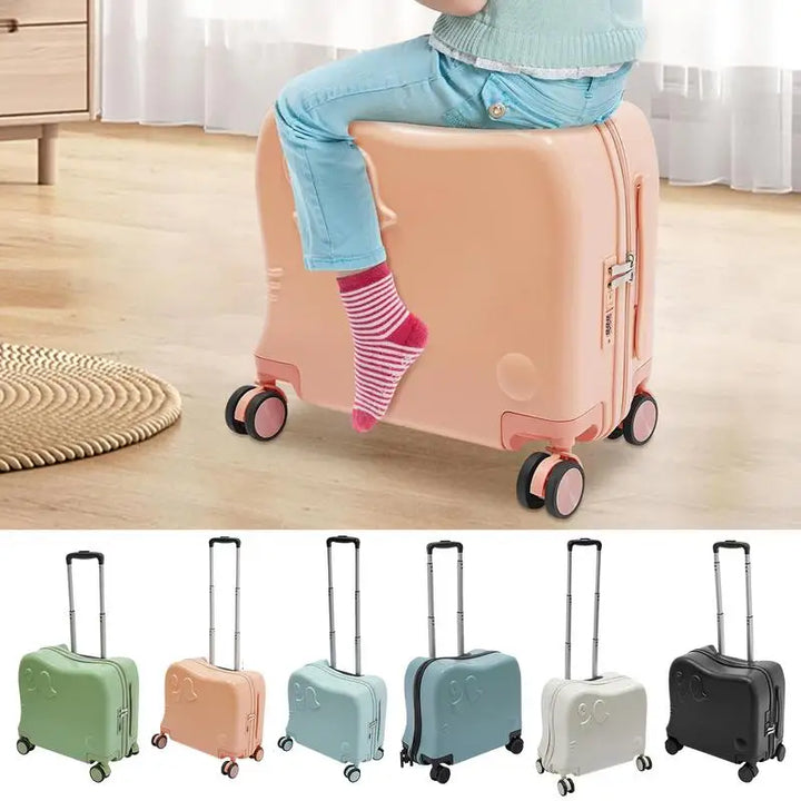 Kinderkoffer Cartoon-Elefant "Napoli", robust & leichtgängig, ideal für kleine Abenteurer.