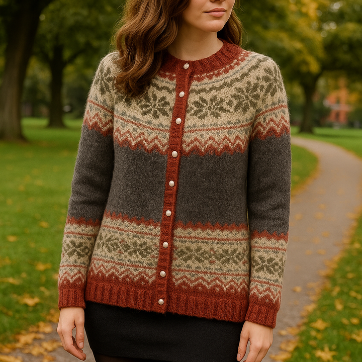 Komfortabler Damen Cardigan Theresa, weiche Strickjacke für gemütliche Freizeit. Ideal als elegantes Oberteil.