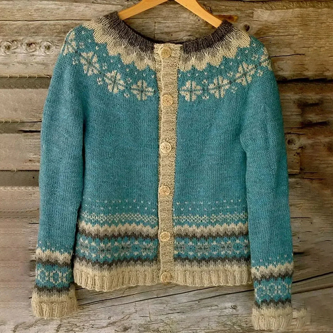 Elegante Damen Strickjacke Theresa, zeitloser Cardigan für Damen. Klassisch, komfortabel und alltagstauglich.