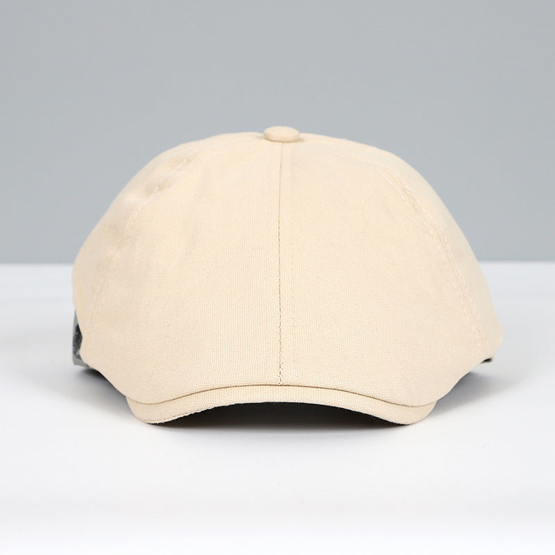 Modische Herren Flatcap aus hochwertigem Stoff, bequeme Kopfbedeckung für Outdoor und Freizeit. Klassischer Vintage Look.
