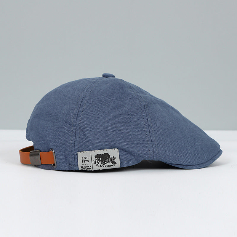 Zeitlose Herren Schiebermütze, bequeme Flatcap mit modischem Flair. Klassische Kopfbedeckung für Outdoor & Alltag.