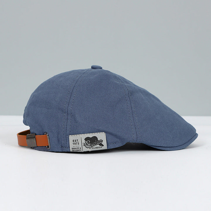 Zeitlose Herren Schiebermütze, bequeme Flatcap mit modischem Flair. Klassische Kopfbedeckung für Outdoor & Alltag.