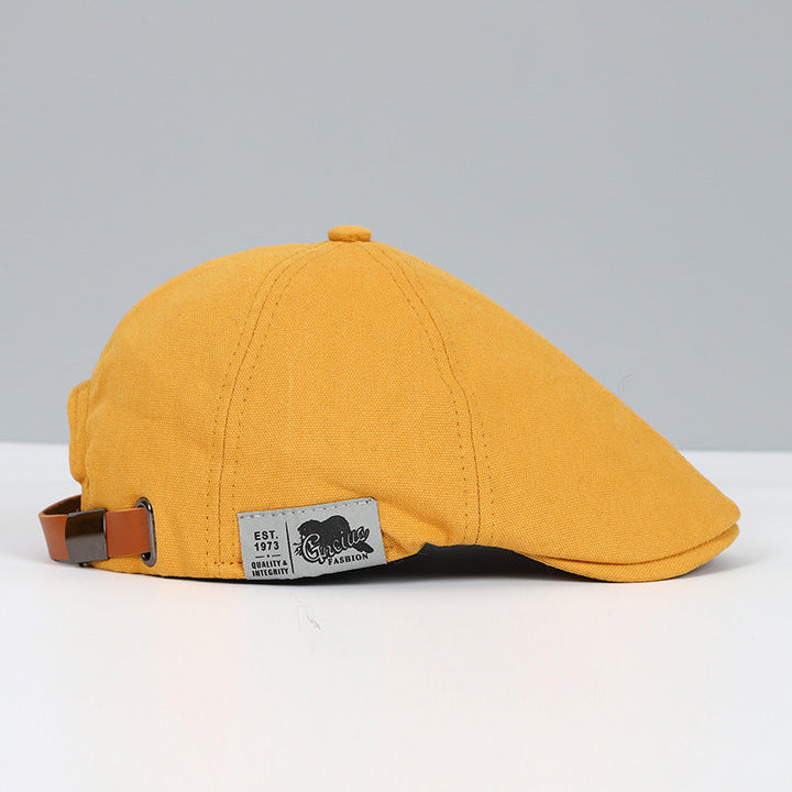 Vielseitige Herren Flatcap für Sommer und Herbst. Klassische Schiebermütze in elegantem Vintage Stil. Bequeme Kopfbedeckung.