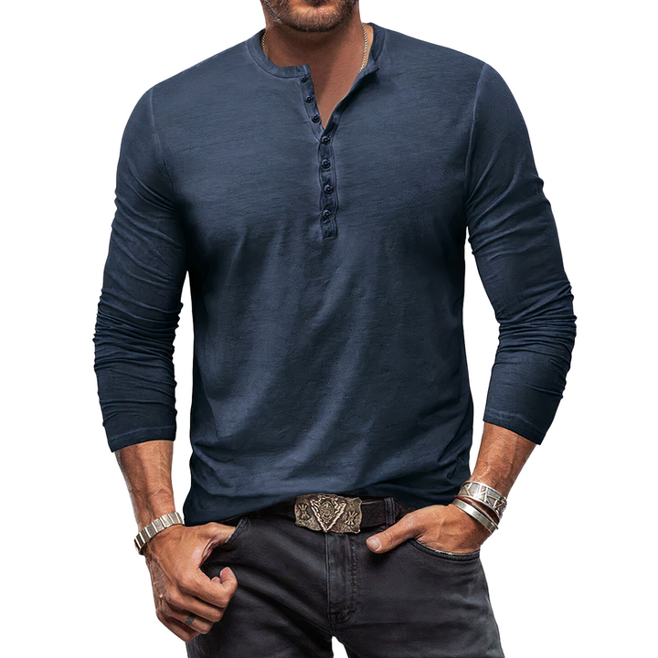 Stilvolles Herren Langarmshirt, klassisch und vielseitig. Hochwertiges Oberteil für elegante & legere Herrenmode.