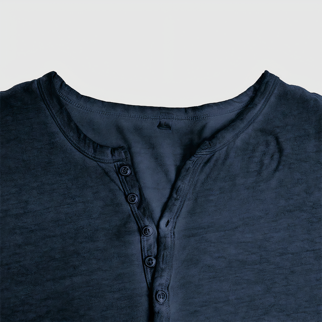 Elegantes Herren Langarmshirt, klassisch und vielseitig. Komfortables Basic-Oberteil für anspruchsvolle Looks.