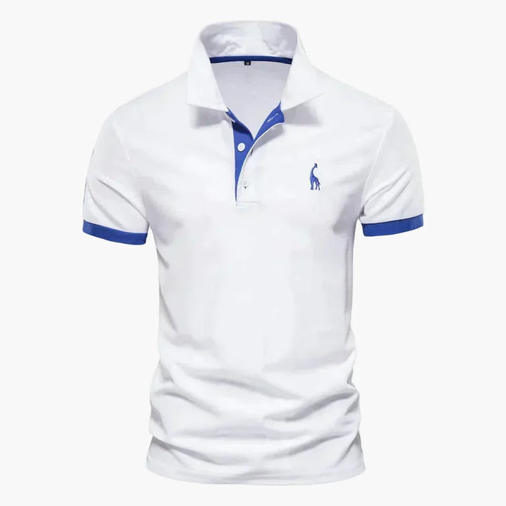 Vielseitiges Herren Poloshirt in Rot, passend als Büromode, Sportbekleidung und stilvolle Freizeitkleidung.