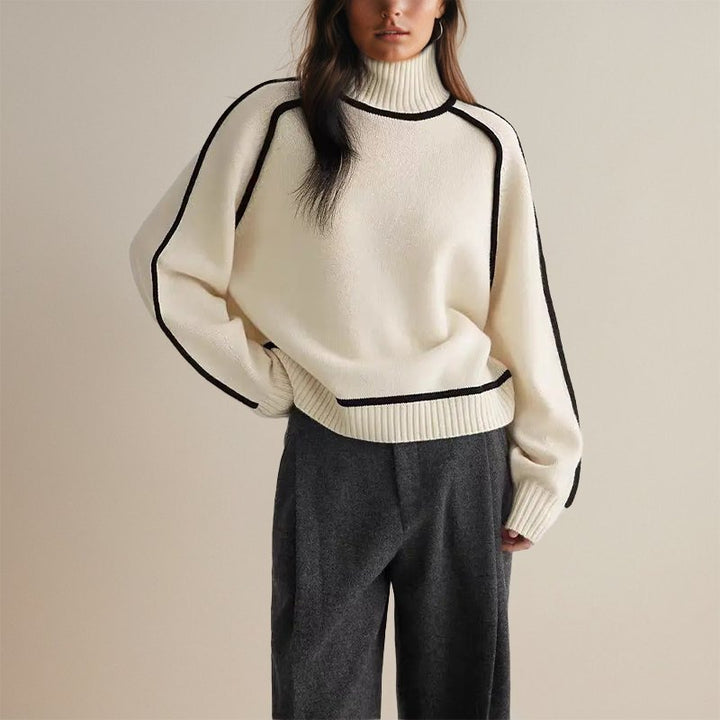 Eleganter, komfortabler Damen Rollkragenpullover aus hochwertigem Strick, ideal für vielseitige Looks.