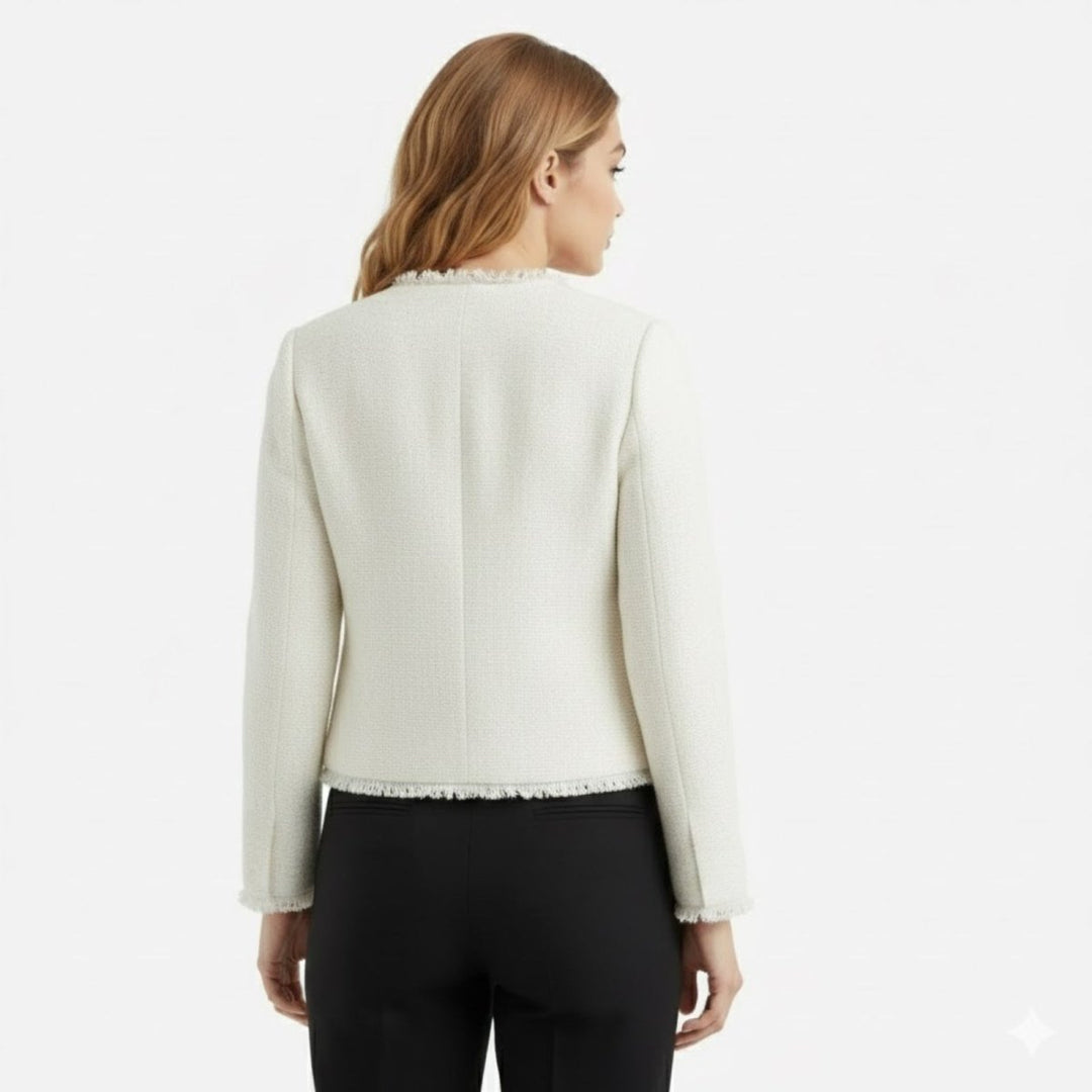 Elegante Frauenjacke für den Alltag, klassisch und stilvoll. Perfekt für Frühling und Sommer.