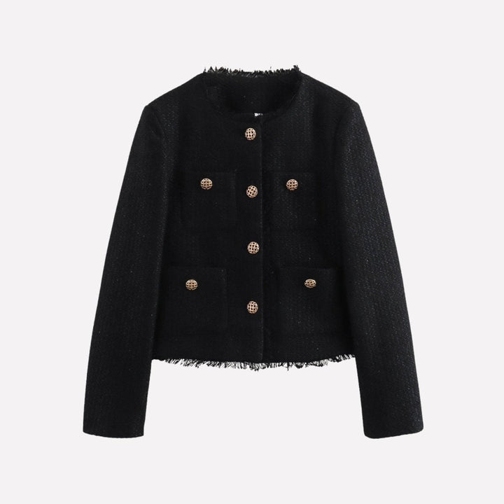 Klassische Damenjacke, eleganter Blazer für stilvolle Frauen. Ideal für Büro und Freizeit.