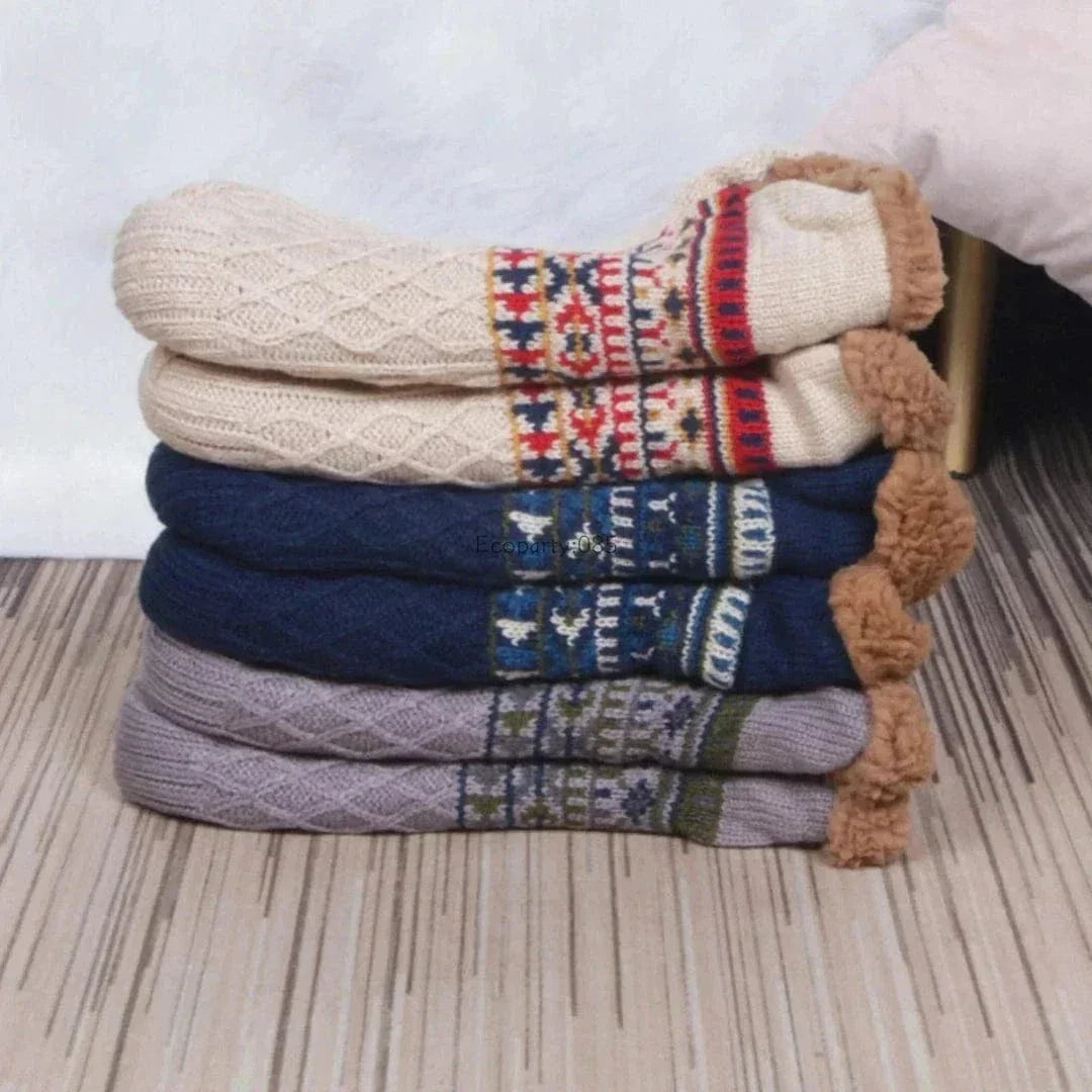 Unisex Winterstrümpfe für Damen & Herren. Warm, rutschfest & super gemütlich.