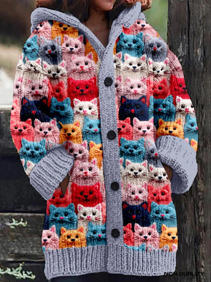 Weicher, kuscheliger Damen Strickcardigan im Oversize-Schnitt. Gemütlich & warm für Freizeit und kalte Tage.