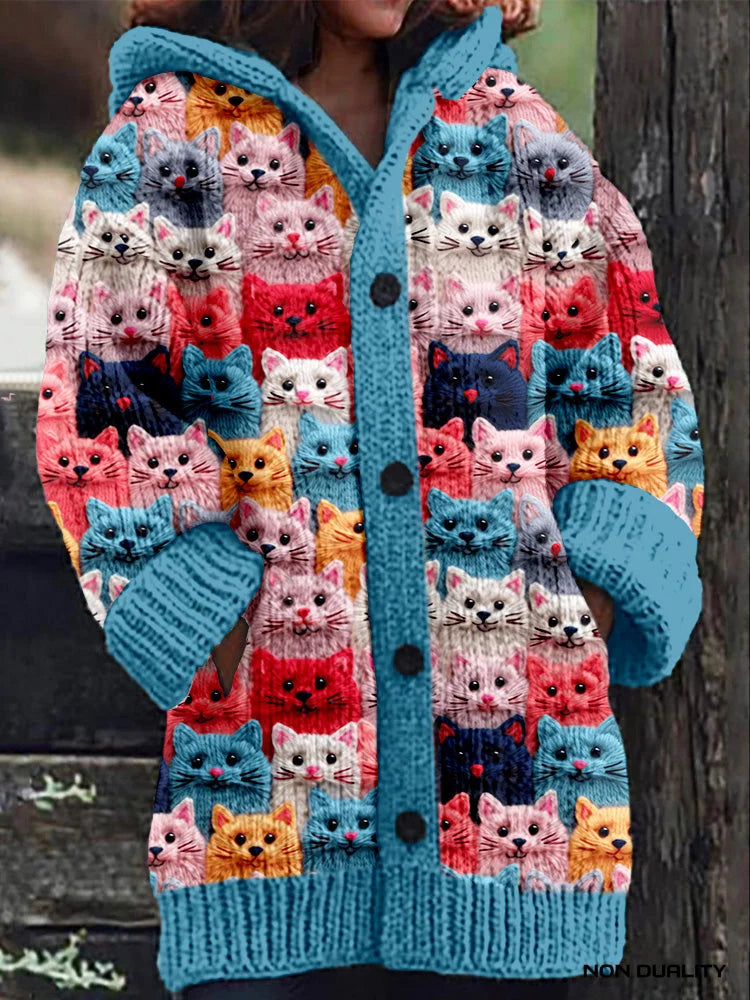 Lässiger Damen Oversize Cardigan zum Überziehen. Ideal für Layering in der Herbst- und Wintermode.