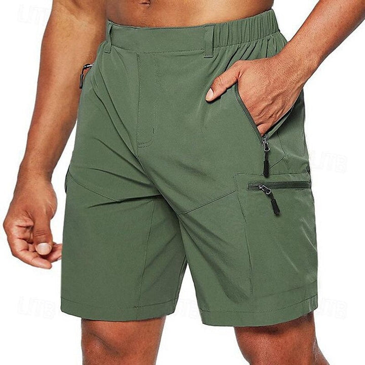 Moderne Herren Reisehose, leicht & atmungsaktiv. Komfortable Sommerhose mit Kordelzug, ideal für Sport & Freizeit.