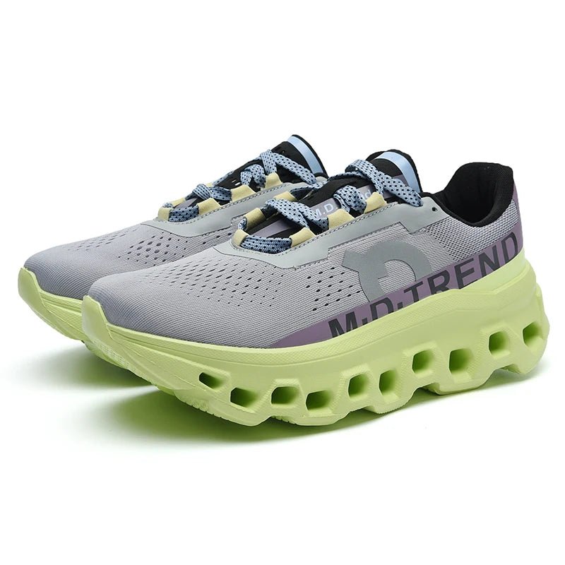 Atmungsaktives Obermaterial der leichten Unisex Laufschuhe. Perfekt für frische Füße bei jeder Aktivität.